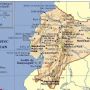 厄瓜多尔英文地形图