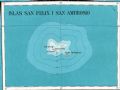 智利San Felix和San Ambrosio诸岛地图