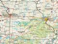 美国Missouri州地形交通图
