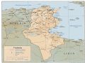 突尼斯地形图