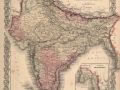 印度手绘地图