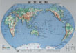 世界地形图高清中文版